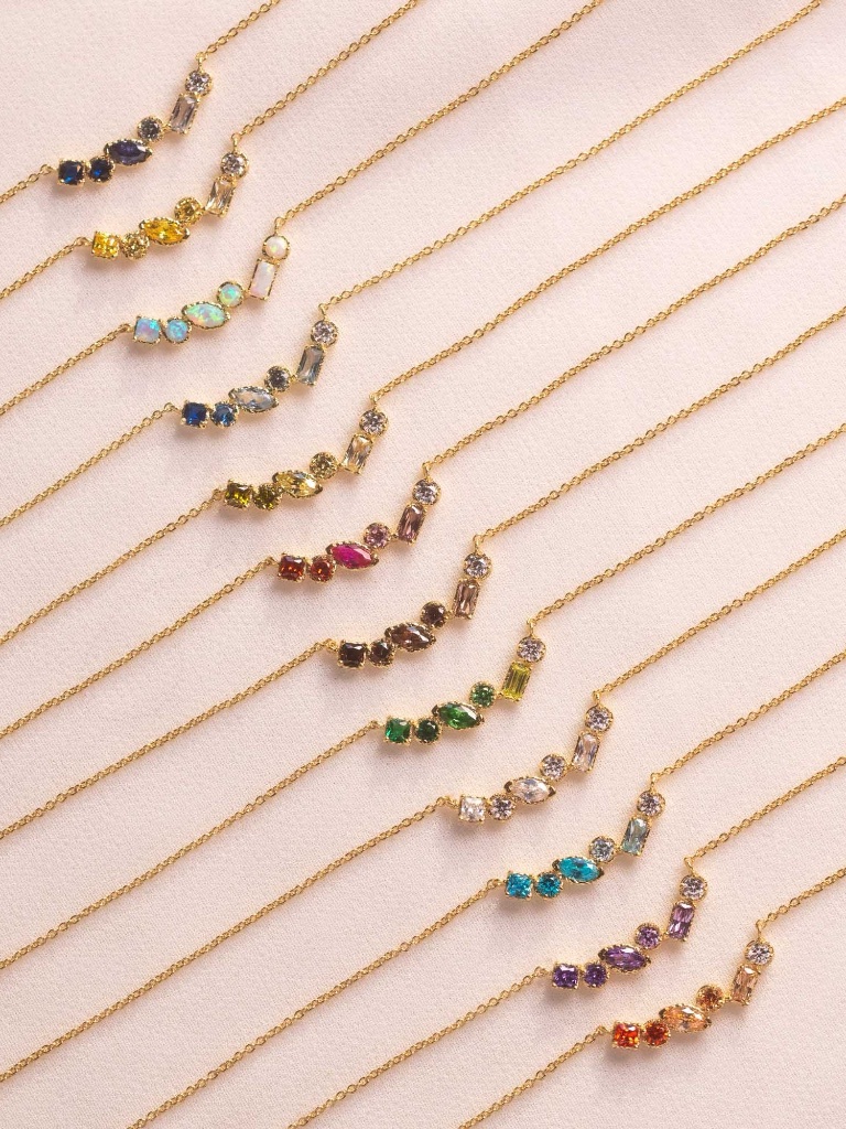 Shades Of You Ombre Birthstone Necklace - July Designed By For You, With Love — image 3 of 3